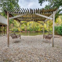 Riverfront Brookston Retreat with Deck and River Tubes