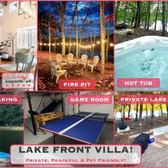 Dog Friendly, Lakefront, Hot Tub, Newly Renovated!