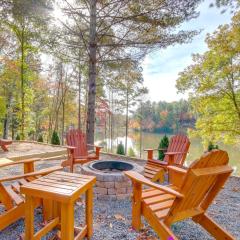 Waterfront Ellijay Retreat - Fire Pit and Lake Views