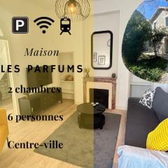 Maison, 2chambres, jardin, parking, central,6pers