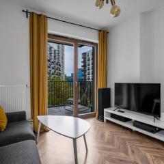 Business District Apartment - Parking, Balcony by Rentujemy