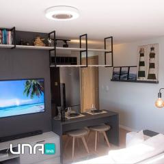 Studio perfeito no Parque Una com vaga de garagem