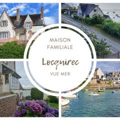 Maison Familiale Locquirec -Vue Mer - 6 chambres - 11personnes - Bretagne - Finistère Nord