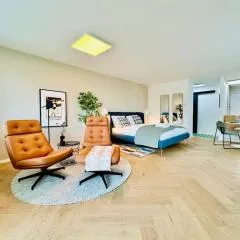 Modern City Studio with Air Condition & Balcony