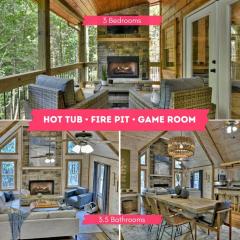 Autumn Escape Secluded Cabin Hot Tub Game Rm