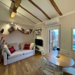 Romantic attic room with panoramic view