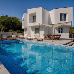 Modern villa with pool, whirpool in quiet area - by Traveler tourist agency Krk ID 2180