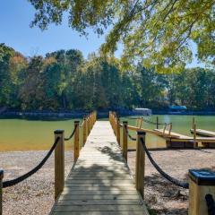 The Retreat at Lake Norman Boat Dock and Pool!