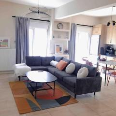 Paleo Faliro Athens fully equipped 2 bedrooms 90 sqm big apartment 200m to Free beach