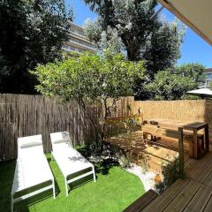 Appartement avec jardin proche mer