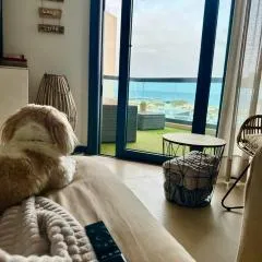 Apartamento Villa Bruno con vistas al mar, primera línea de playa