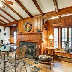 Cozy Catskills Cottage Creekside Deck and Fire Pit