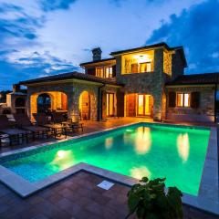 Romantic villa with a large pool and garden in a quiet area - by TRAVELER tourist agency Krk ID 2158