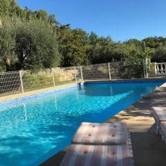 Large house with a pool in Provence