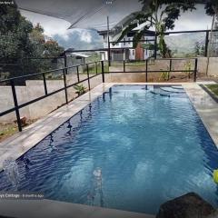 Mt Apo View Creekside Whole house with Pool by Creek Cowboys Cottage