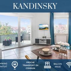 KANDINSKY - Parking gratuit - Balcon Privé - Wifi