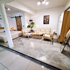 Bali-style studio apartment