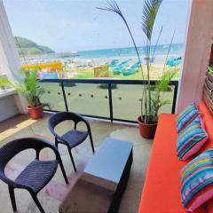 100m2 Front Beach private apartment