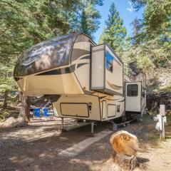 Fully Setup RV for Glamping #105 at Blue Spruce RV Park & Cabins
