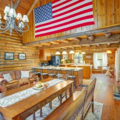 Log Cabin Rental with Fire Pit Less Than 1 Mi to Lake Access