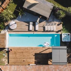 VILLA DREAM LANDES Piscine tempérée-Jacuzzi-5 suites parentales