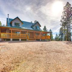 Private Ski-Out Angel Fire Cabin Wraparound Porch