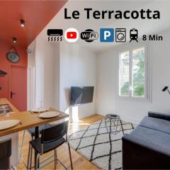 Terracotta-T2-Clim-Parking gratuit privé