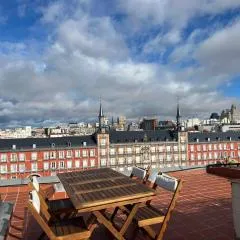 Plaza Mayor private terrace apartment