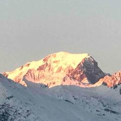 Montchavin vue Mont-Blanc 4 pers