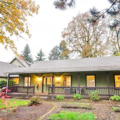 Milwaukie Home with Covered Porch Dogs Welcome!