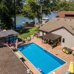 Rock River Retreat with Dock and Seasonal Pool!