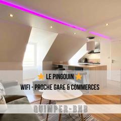 LE PINGOUIN - Beau T2 entre Gare et centre - Commerces au pied de l'immeuble