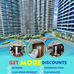 Cozy Condo Apartment in Makati / Manila with mall, restaurants, groceries, pool, netflix, disney+ and more