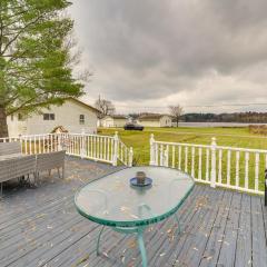 All-Season Lakefront Reed City Home on 2 Acres!