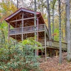 Little Fox Den Ellijay Cabin Rental with Hot Tub!