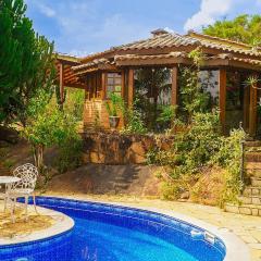 Casa Europeia com Lareira & Piscina em Indaiatuba