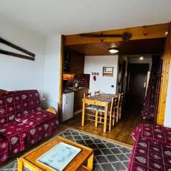 Studio cabine confortable aux Saisies - 5 pers, balcon sud - FR-1-293-136