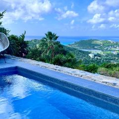 Vue exceptionnelle sur la mer, Appart 1 ch avec piscine privée