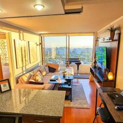 Metro Manquehue King Suite with the best Sunsets