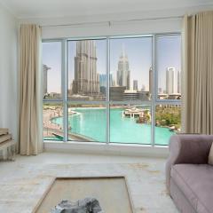 King 2 Bedroom With Burj Khalifa & Fountain View