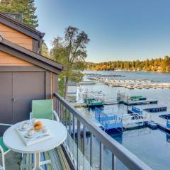 Waterfront Lake Arrowhead Townhome with Balconies!