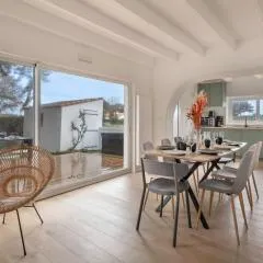 Maison pour 8, avec jacuzzi à 200m de la plage