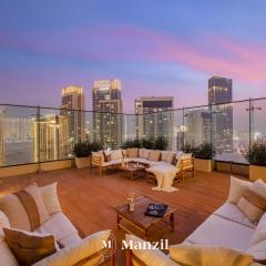 Manzil - Luxury 4BR Penthouse with Harbour View & Private Terrace at Dubai Creek Harbour