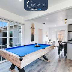 Modern Home - Family Fun Hub - Getaway - Billiards By Zen Living Short Term Rental