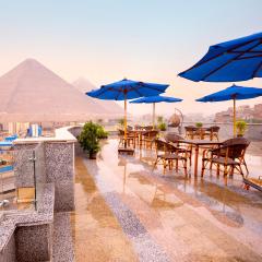 Blue Pyramids Eyes Hotel