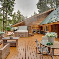Leavenworth Cabin with Deck, Hot Tub and Game Room!