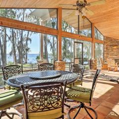 Welaka House with Private Dock on St Johns River