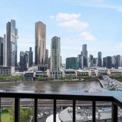 Spectacular River view on Flinders Street