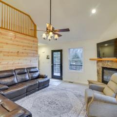 The Eagles Nest at Alpine Cabin with Fireplace!
