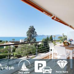 Suite Riviera - Sea View - Clim - 50M Plage - Residence de standing - Spacieux 180 M2 - Parking